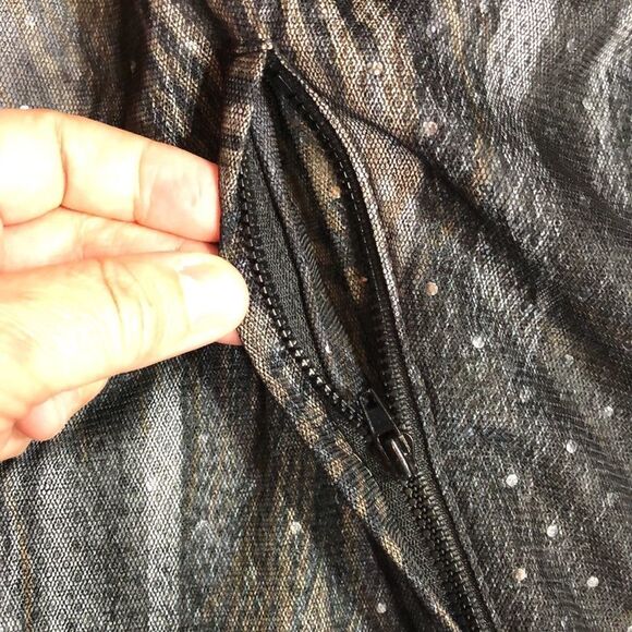 Damee, Inc. Cropped Jacket with Animal Print Lining - Picture 11 of 16